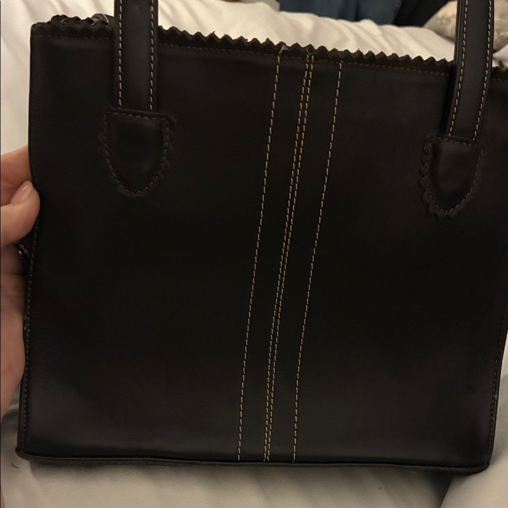 Donald‎ J. Pliner Black Leather Tote